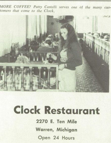 Clock Restaurant - Yearbook Ad D